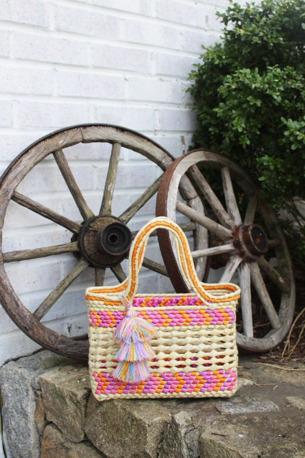 Palm Net Yatzil In Lavender / Mango – Small