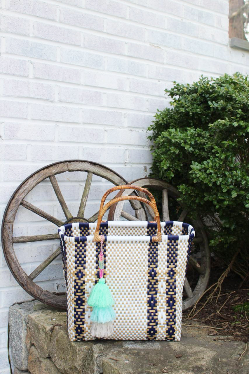 Ocean Pearl Citron Tote