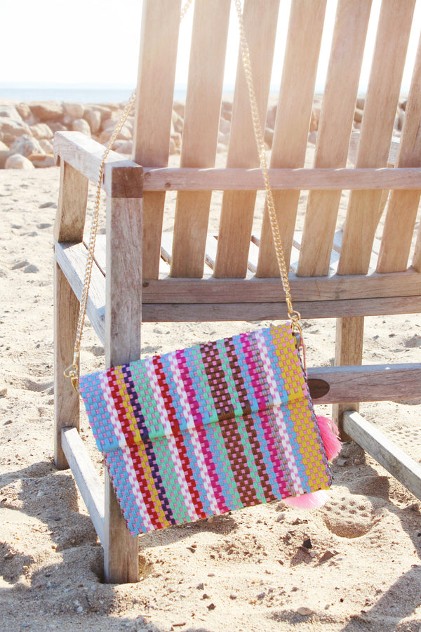 Clutch - Rain Unicorn Citron – Clutch / Crossbody with Strap