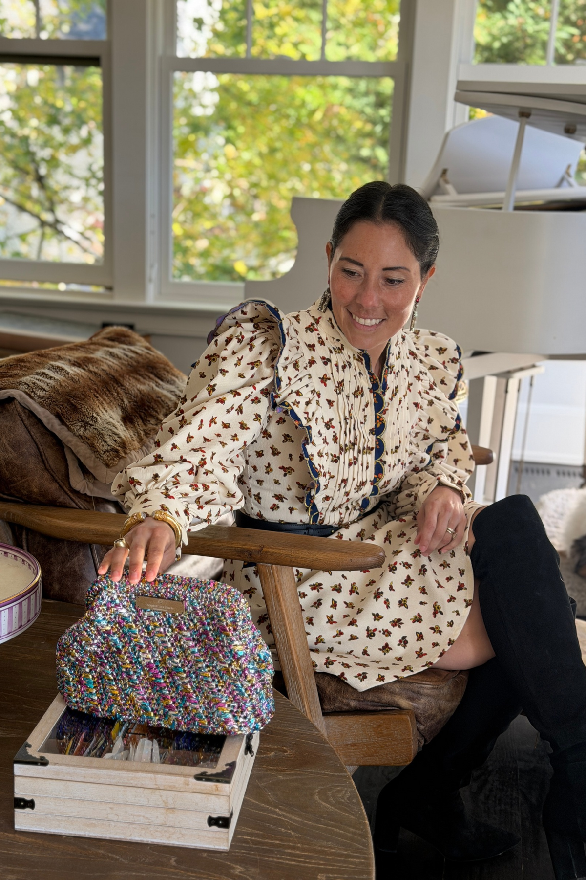Grenada Bag Raffia Clutch