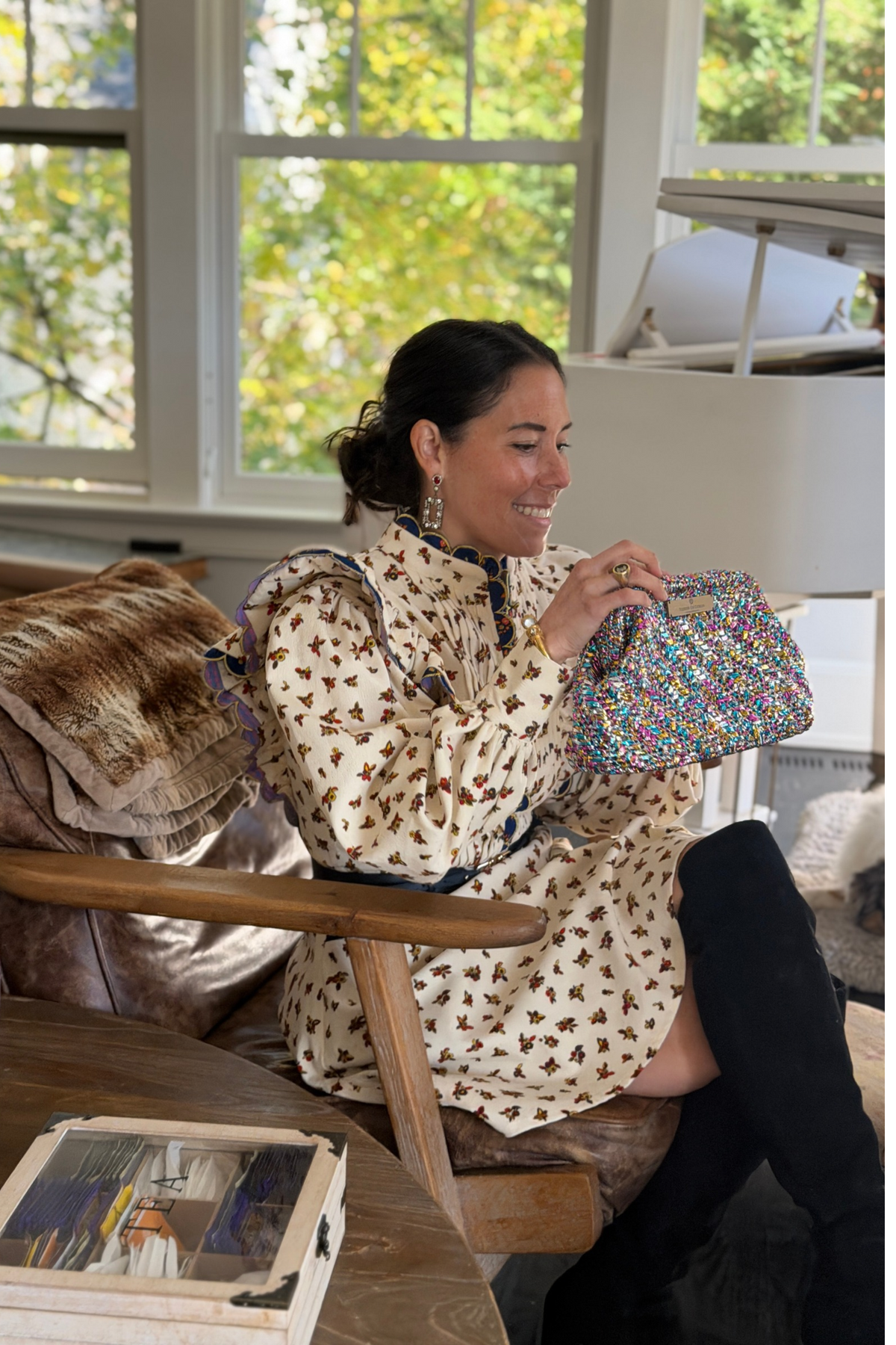 Grenada Bag Raffia Clutch