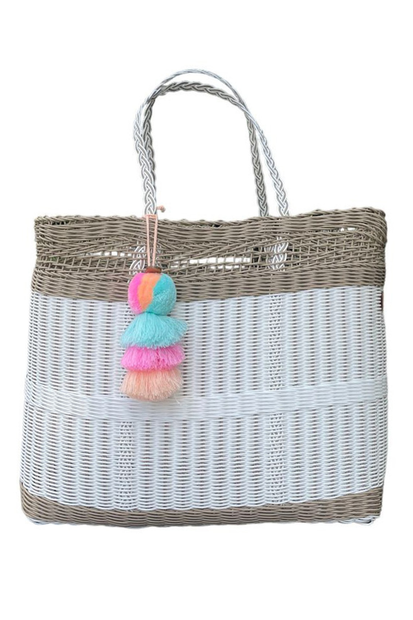 Coastal Net Citron Tote – X Large