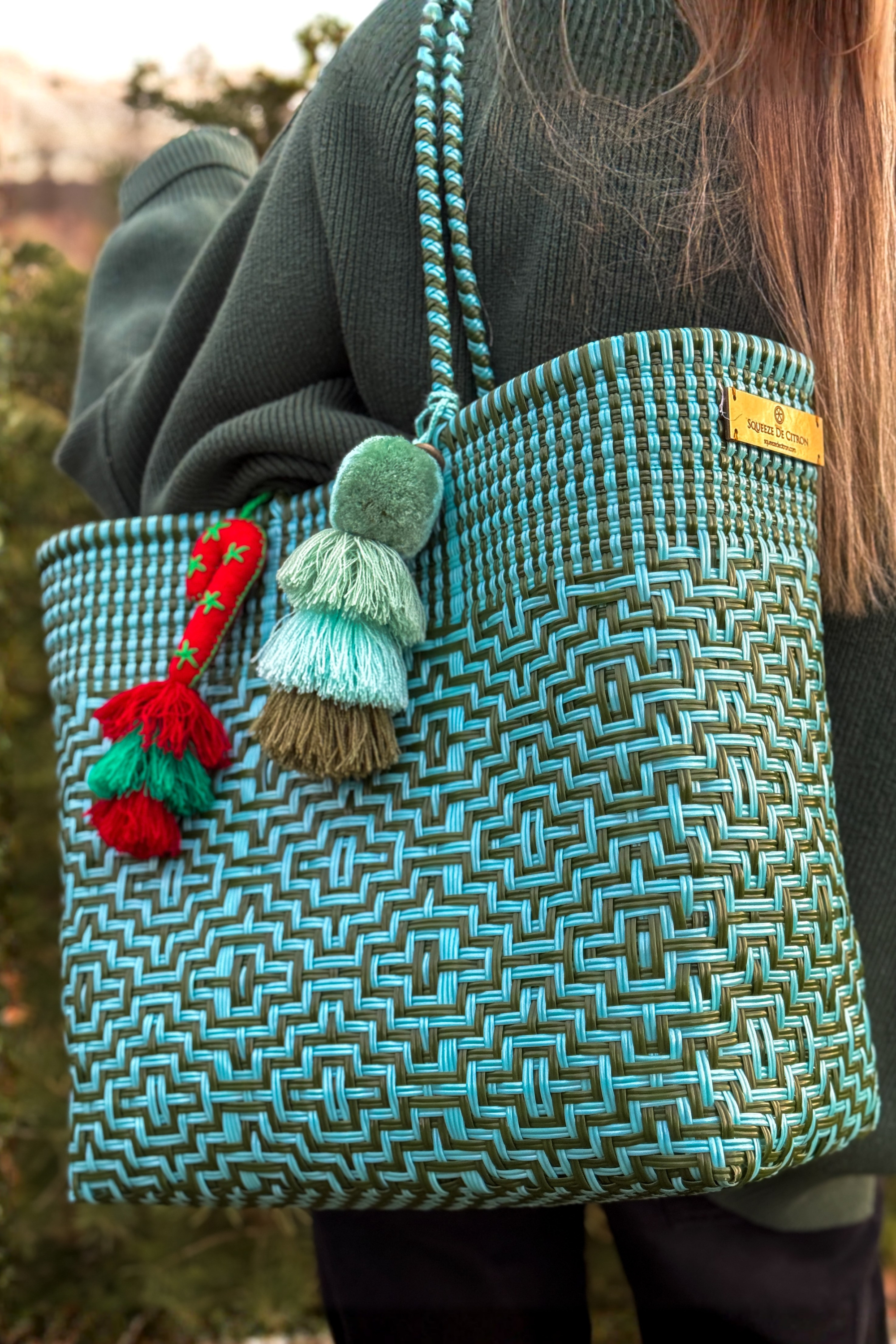 Sconset Sage Citron Tote