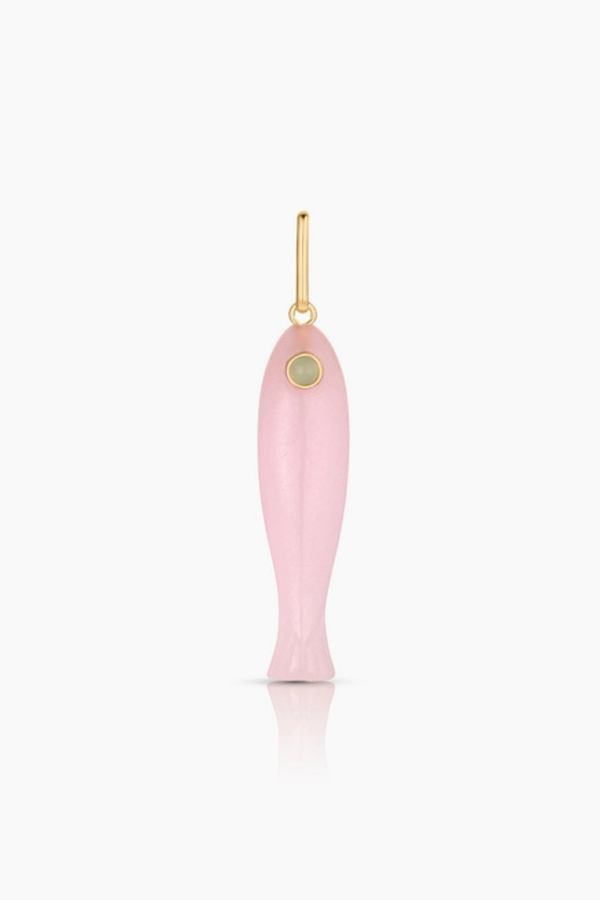 Fortuna Pink Jade Charm