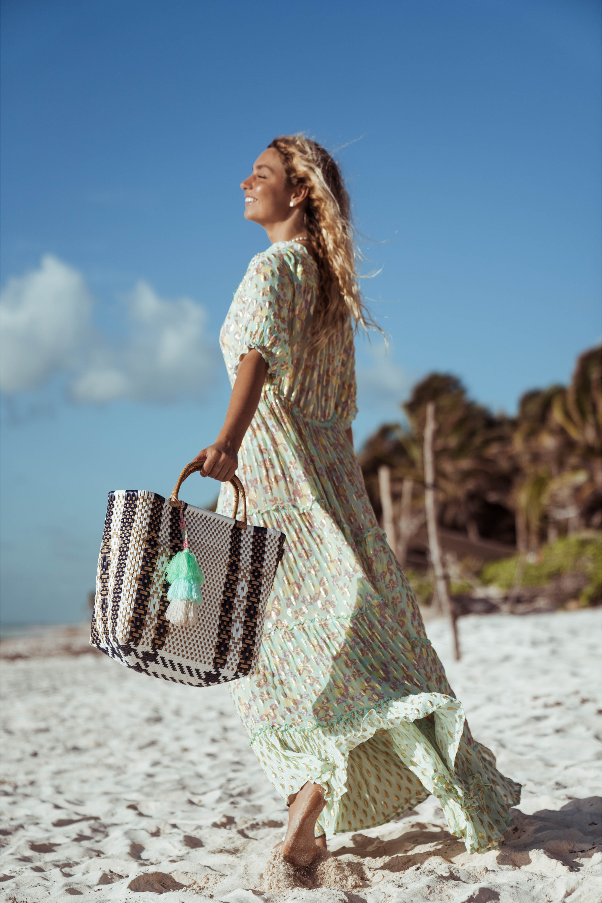 Ocean Pearl Citron Tote