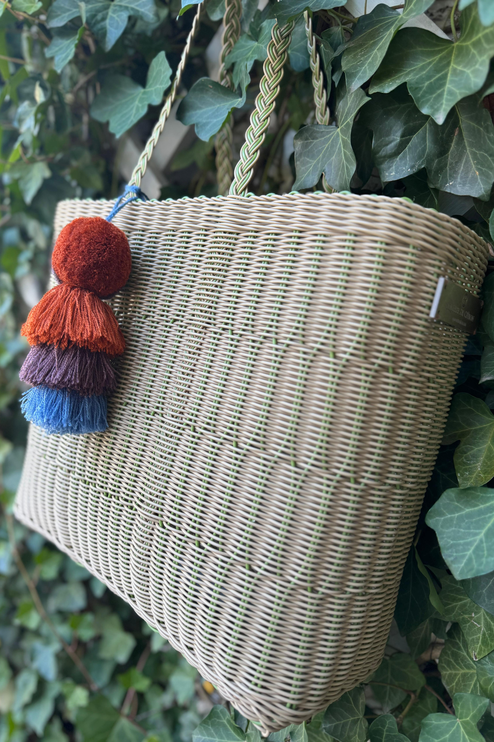 Sand Matcha Nest Citron Tote