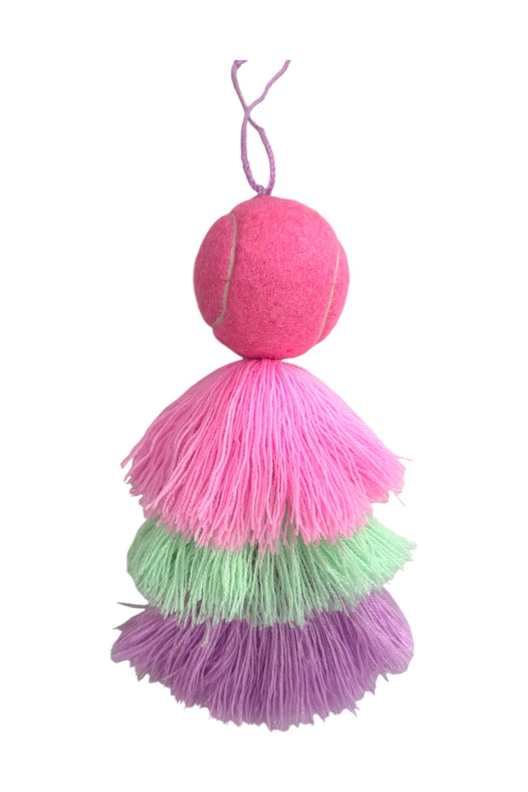 Pink Tennis Ball Pom