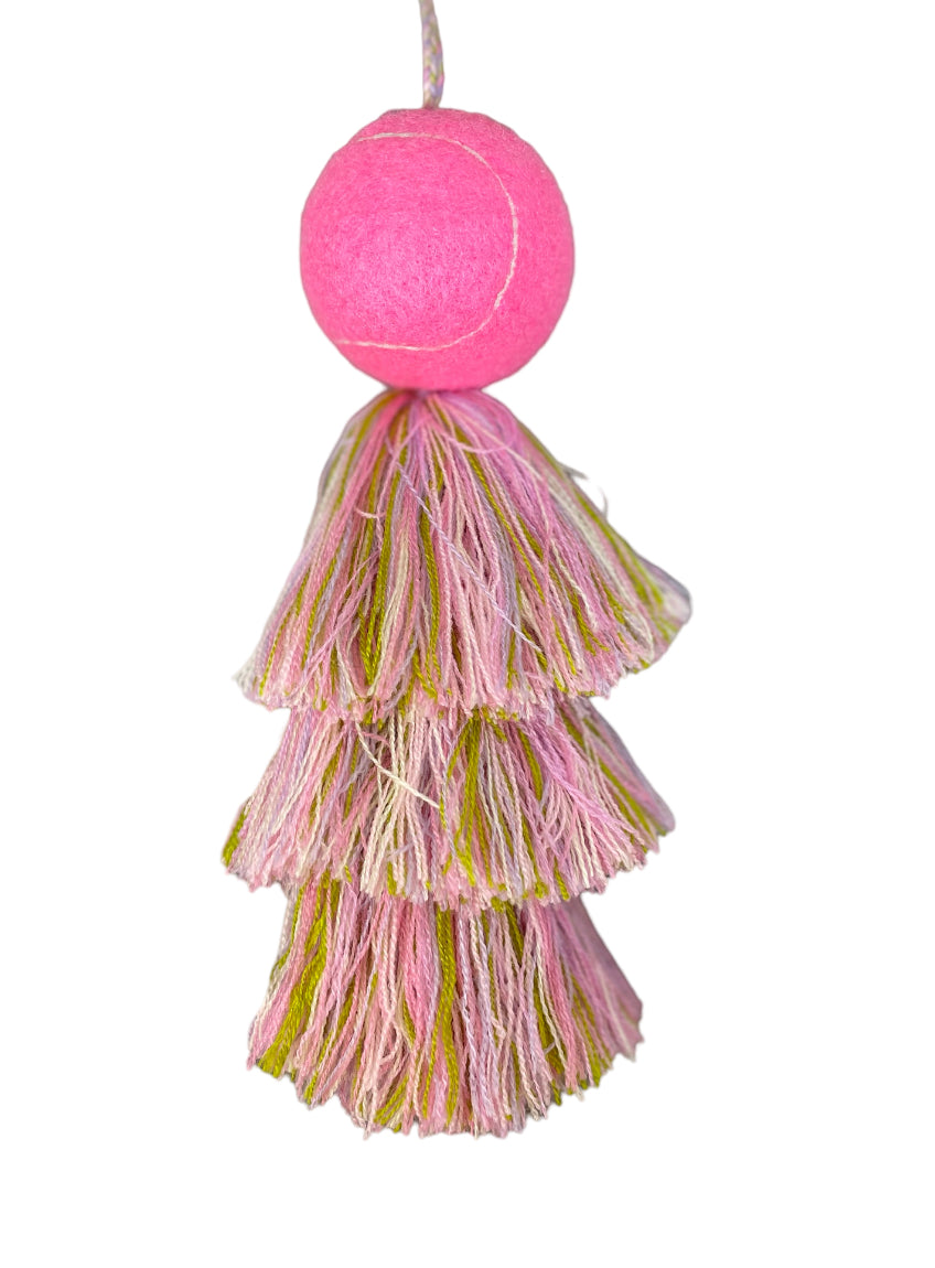 Pink Tennis Ball Pom