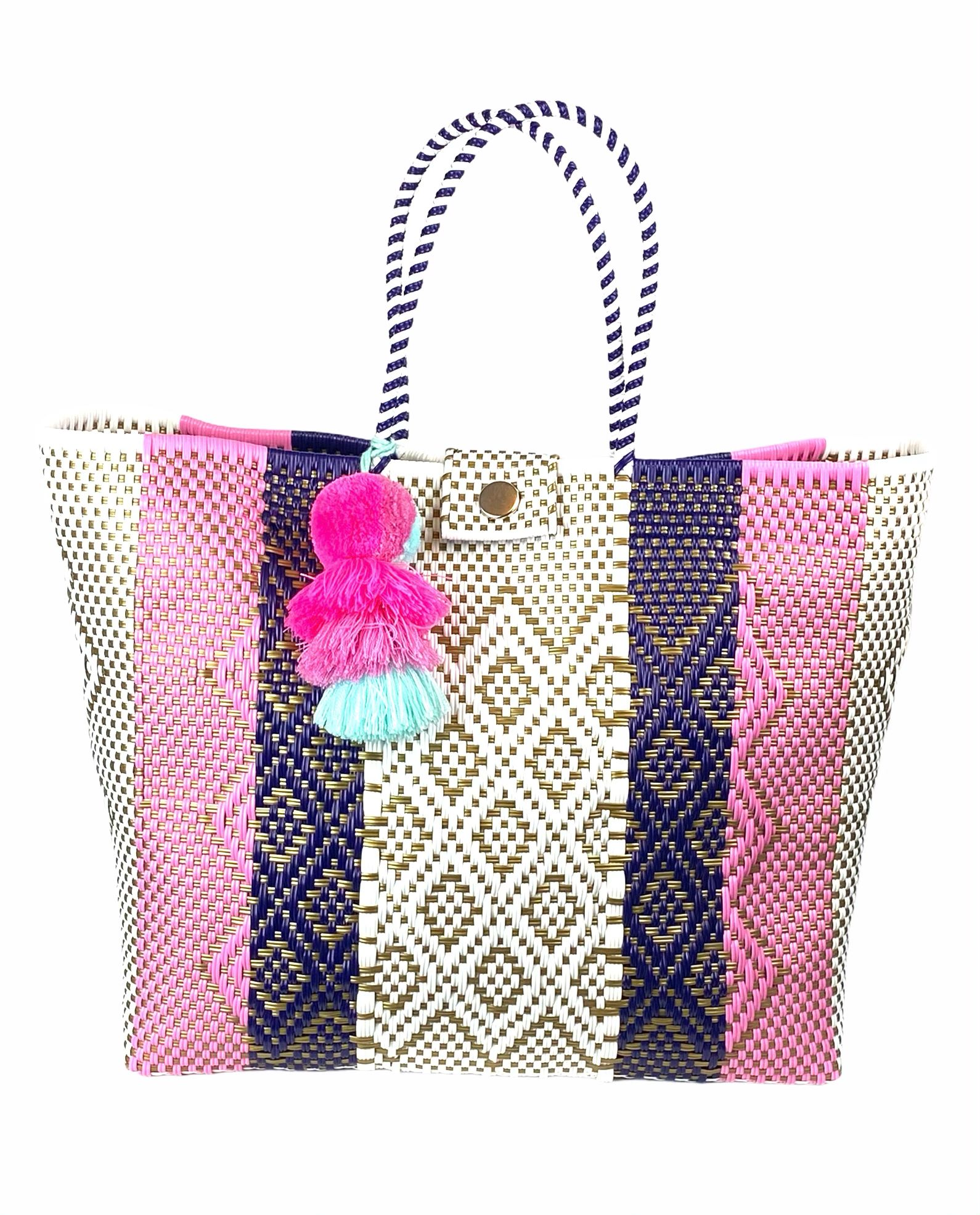 Rose Marine Cocoles Citron Tote